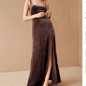 Jenny Yoo BHLDN Mara Vintage Plum Formal Maxi Gown size 6 NWT